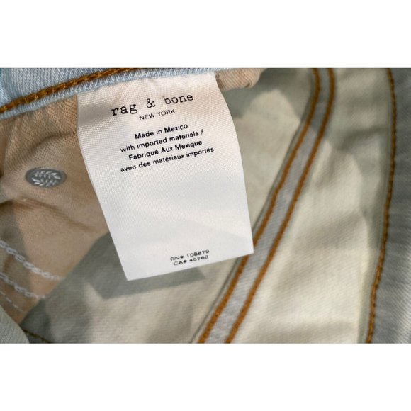 Rag & Bone Women's Nina High Rise Ankle Skinny Jeans Lake District Sz 26 NWT - Picture 9 of 14